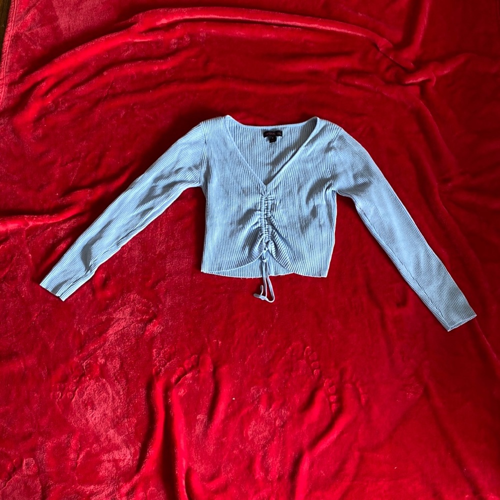 Material girl sweater, blue, M